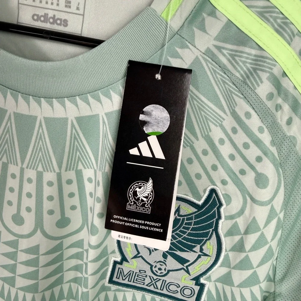 Adidas Mexico National Team 2024 Away Jersey Mens Medium Slim Fit P95985 Green